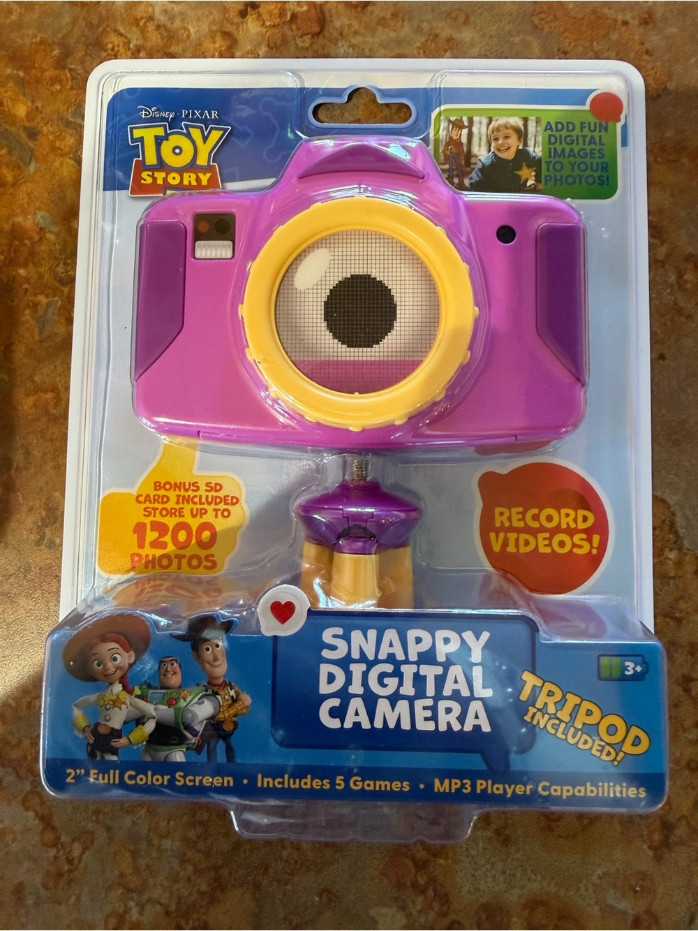 Snappy Digital Camera - Pink & Yellow Toy Story